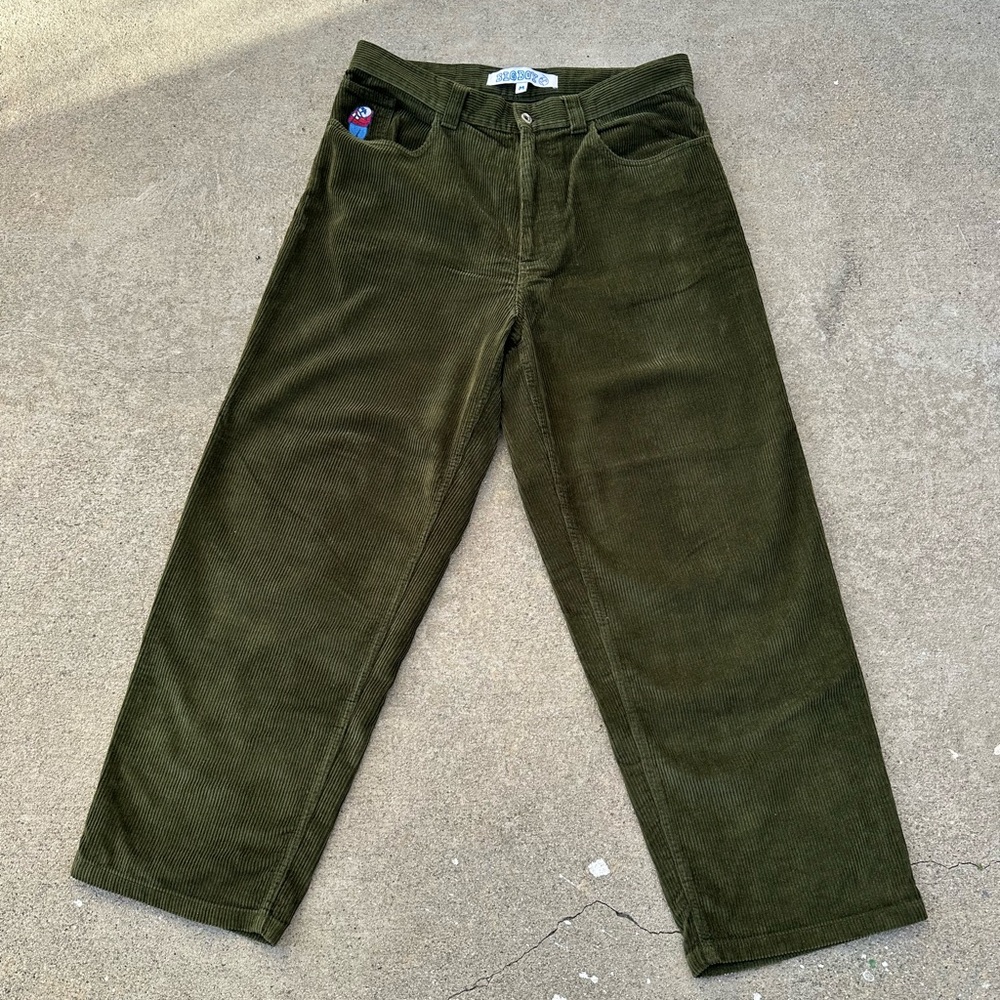 Original Polar Big Boy / Olive Green Corduroy Men Pants / M